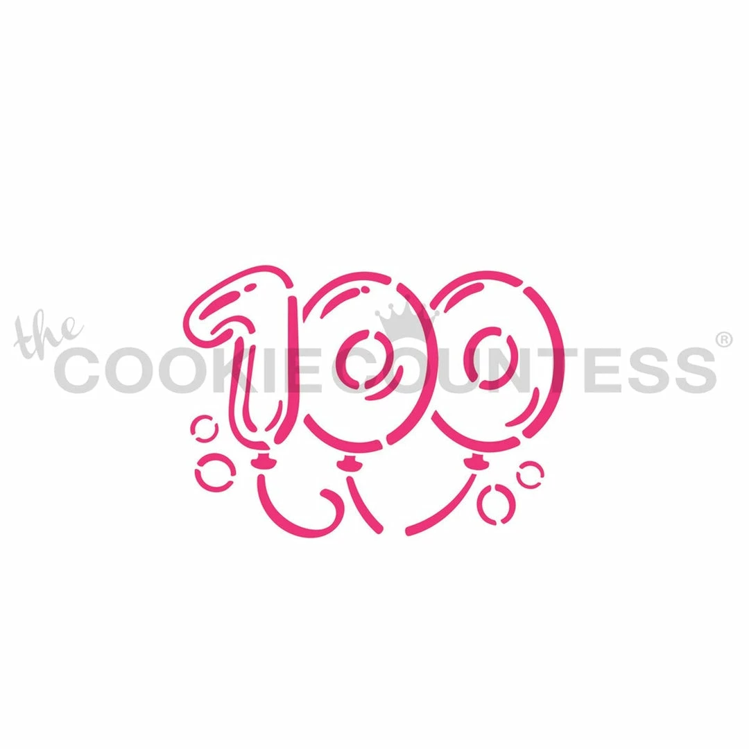 Cookie Countess 100 Days Of School PYO Stencil Stencils 3 Cookie Countess 100 Days Of School PYO Stencil Stencils