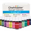 Linneas 12 Color Kit SET C Chefmaster .70oz LIQUA-GEL 1 Linneas 12 Color Kit SET C Chefmaster .70oz LIQUA-GEL