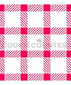 Cookie Countess Buffalo Plaid 2pc Stencil Stencils 8 Cookie Countess Buffalo Plaid 2pc Stencil Stencils