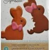 American Crafts Chocolate Bunny Cookie Cutter Kit 2 American Crafts Chocolate Bunny Cookie Cutter Kit
