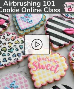 The Flour Box Airbrushing 101 Valentine Online Decorating Class Recording With Optional Kit Classes