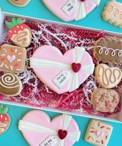 Flour Box Bakery Cutters Chocolate Heart Box Cookie Cutter Set