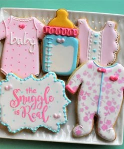 The Flour Box Cutters Baby Cookie Decorating KIT