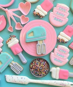 Flour Box Bakery Cutters Hand Mixer Cookie Cutter