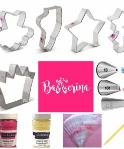 The Flour Box Ballet Cookie Decorating Kit Cutters