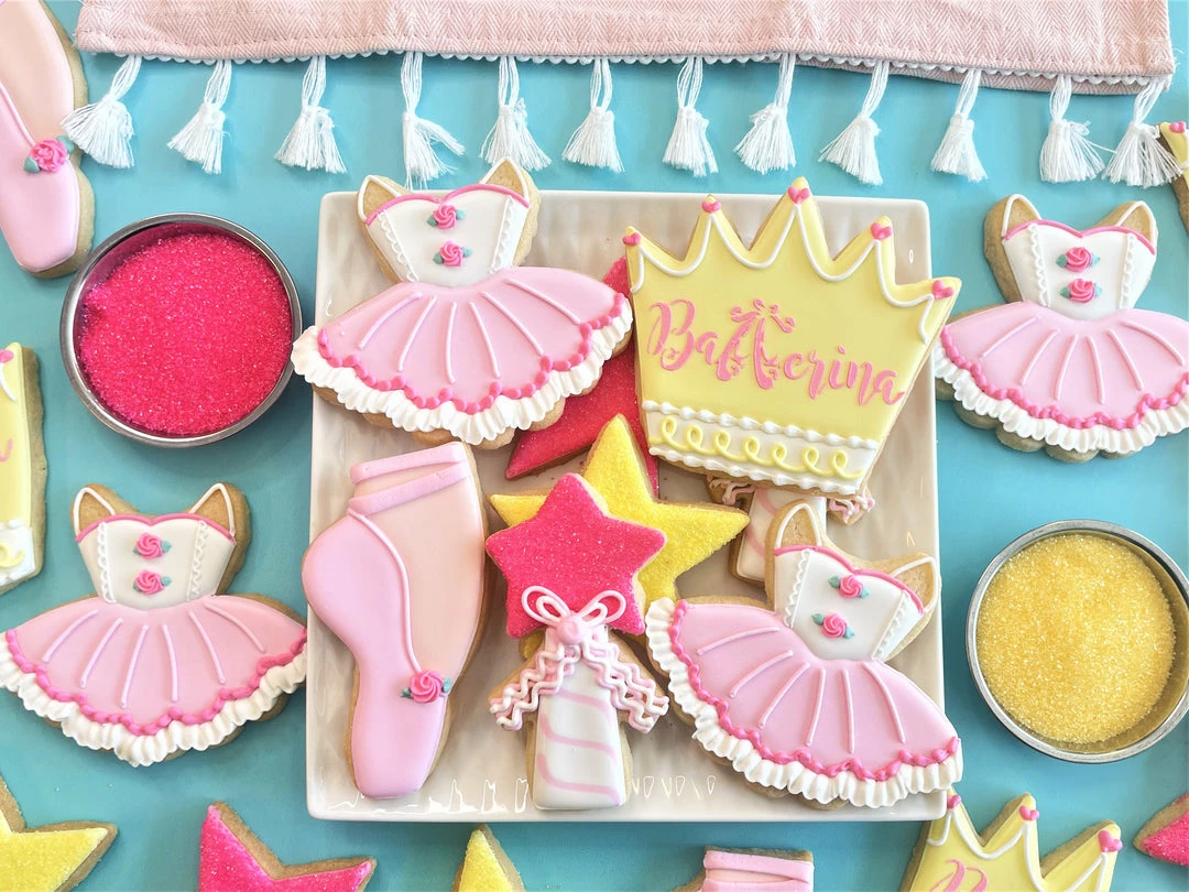 The Flour Box Ballet Cookie Decorating Kit Cutters 3 The Flour Box Ballet Cookie Decorating Kit Cutters