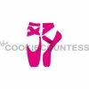 Cookie Countess Ballet Pointe Shoes Stencil Stencils