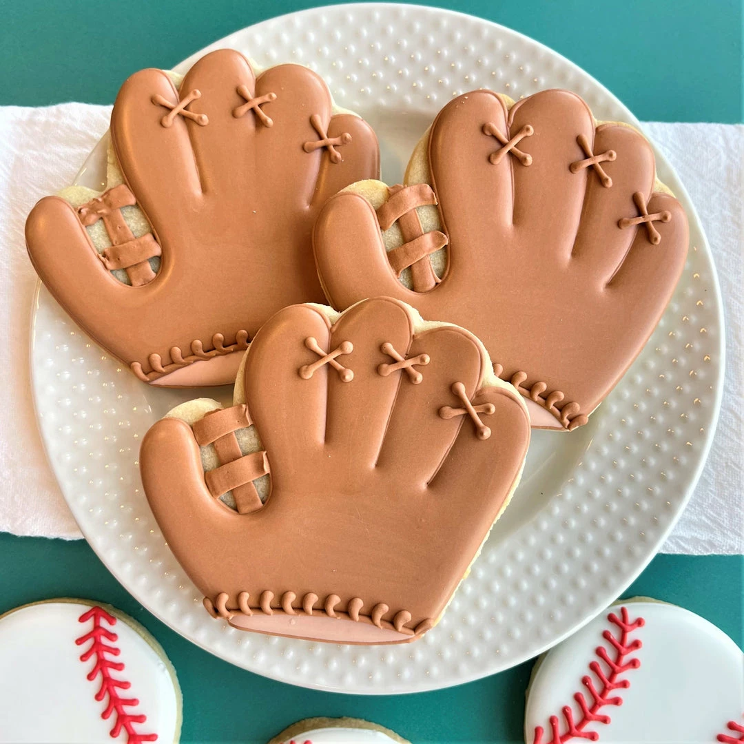 The Flour Box Baseball Cookie Decorating Kit Cutters 8 The Flour Box Baseball Cookie Decorating Kit Cutters