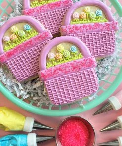 The Flour Box HOP Easter Cookie Decorating Class RECORDING With Optional Kit