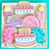 The Flour Box Cutters Birthday Cookie Decorating Kit