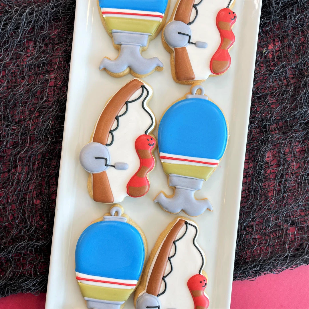 Flour Box Bakery Fishing Rod Cookie Cutter 6 Flour Box Bakery Fishing Rod Cookie Cutter