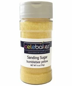 Ck Products Supplies Bumblebee Yellow Sanding Sugar SMALL Sprinkle Jar