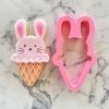 Flour Box Bakery Cutters Bunny Ice Cream Cone Cookie Cutter