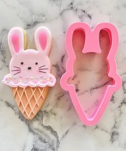 Flour Box Bakery Cutters Bunny Ice Cream Cone Cookie Cutter