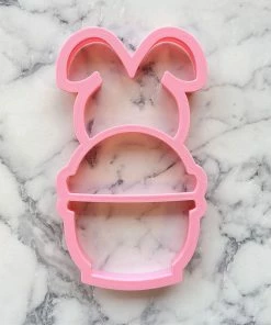 Flour Box Bakery Cutters Bunny In Basket 3-in-1 Multi-Cookie Cutter