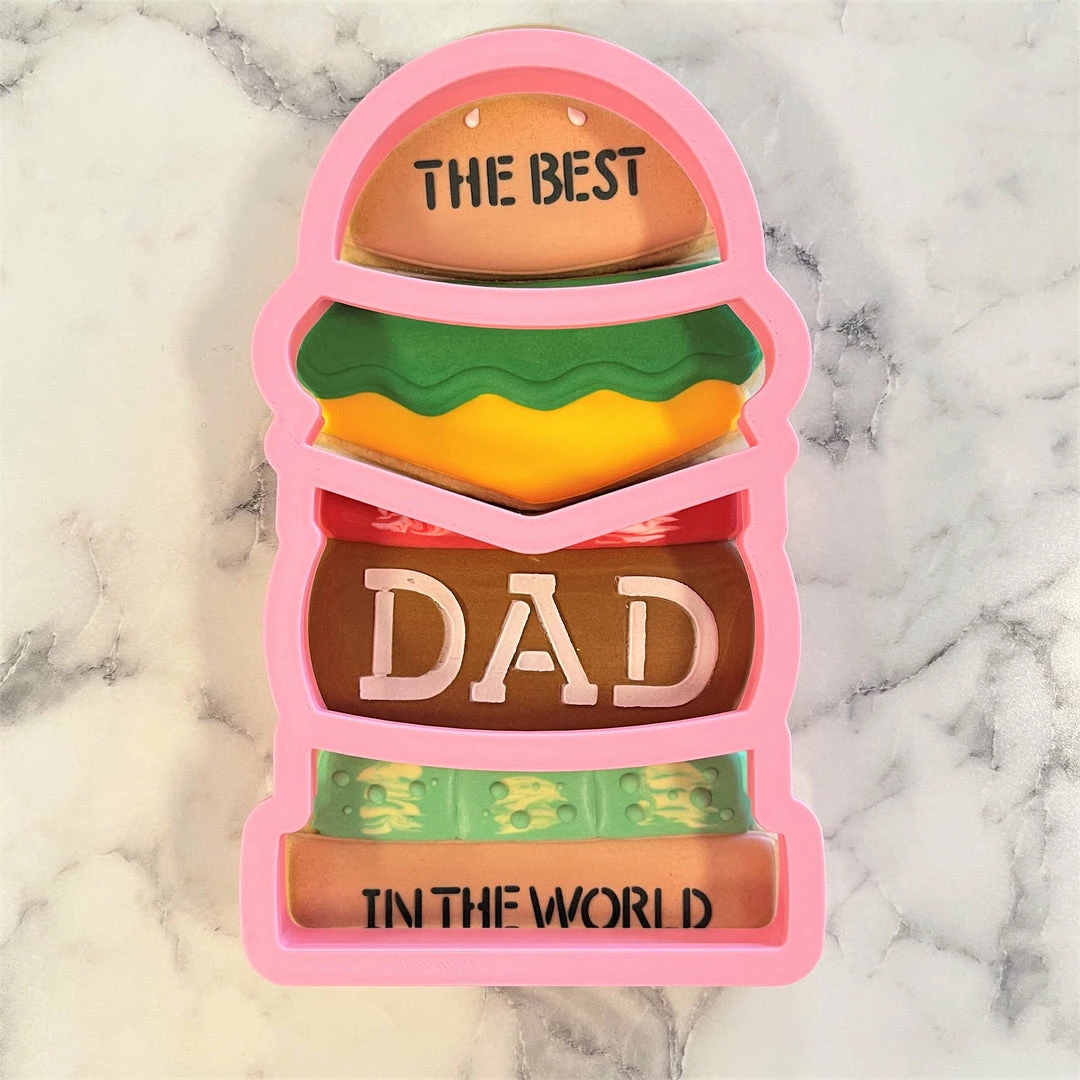 Flour Box Bakery Cutters Burger Stack 4-in-1 Multi-Cookie Cutter 5 Flour Box Bakery Cutters Burger Stack 4-in-1 Multi-Cookie Cutter