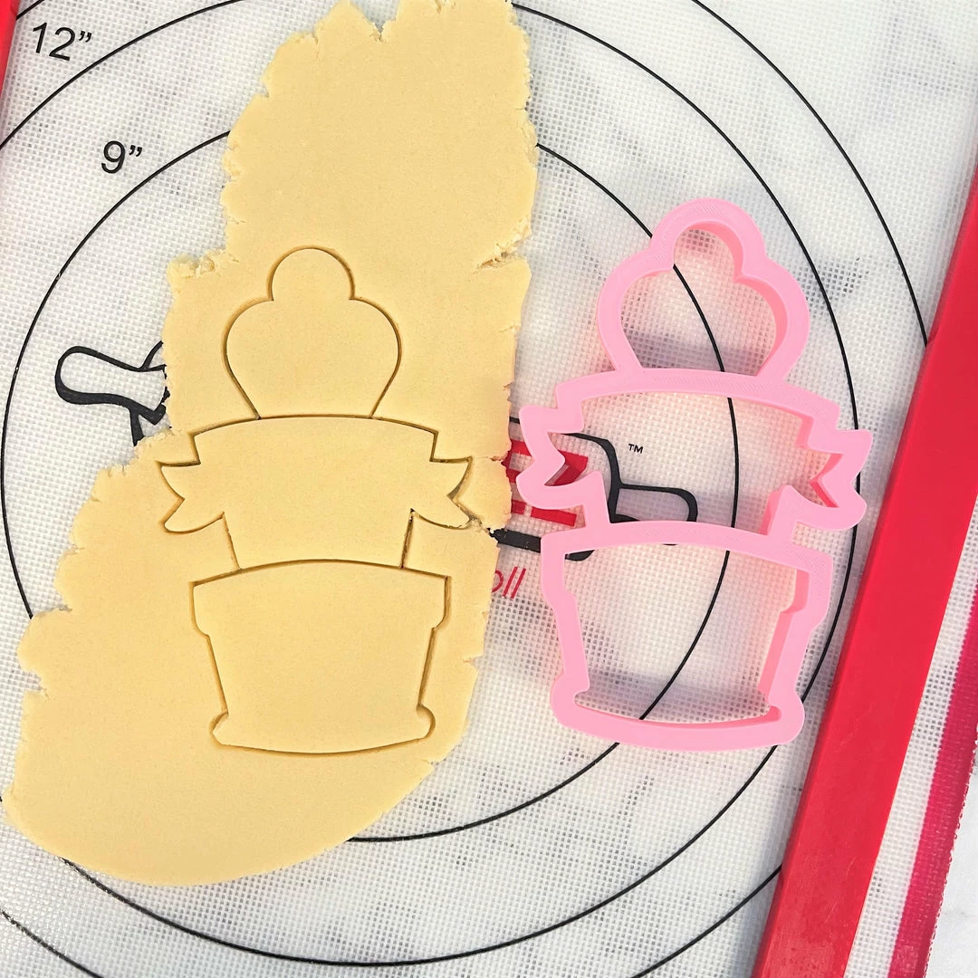 Flour Box Bakery Cake And Balloons 3-in-1 Multi-Cookie Cutter Cutters 8 Flour Box Bakery Cake And Balloons 3-in-1 Multi-Cookie Cutter Cutters