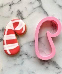 Flour Box Bakery Candy Cane Rounded Cookie Cutter