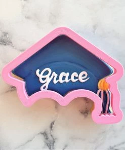 Flour Box Bakery Cap With Tassel Cookie Cutter Cutters 10 Flour Box Bakery Cap With Tassel Cookie Cutter Cutters