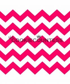 Cookie Countess Stencils Chevron Stencil