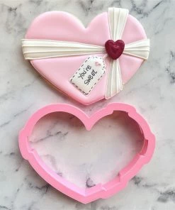 Flour Box Bakery Cutters Chocolate Heart Box Cookie Cutter