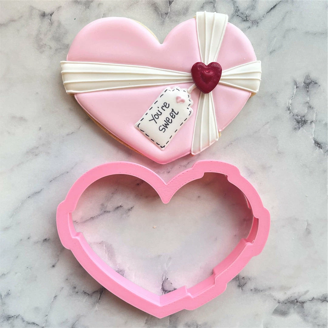 Flour Box Bakery Cutters Chocolate Heart Box Cookie Cutter 3 Flour Box Bakery Cutters Chocolate Heart Box Cookie Cutter