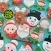 The Flour Box Christmas Faces Cookie Decorating Kit Cutters