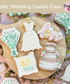 The Flour Box Classes Rustic Wedding Cookie Decorating Class Recording With Optional Kit