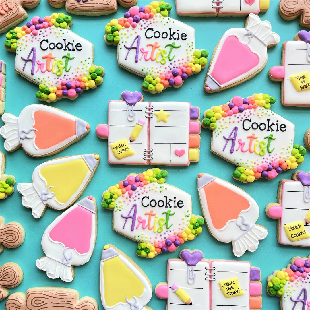 Flour Box Bakery Floral Plaque Cookie Cutter 7 Flour Box Bakery Floral Plaque Cookie Cutter