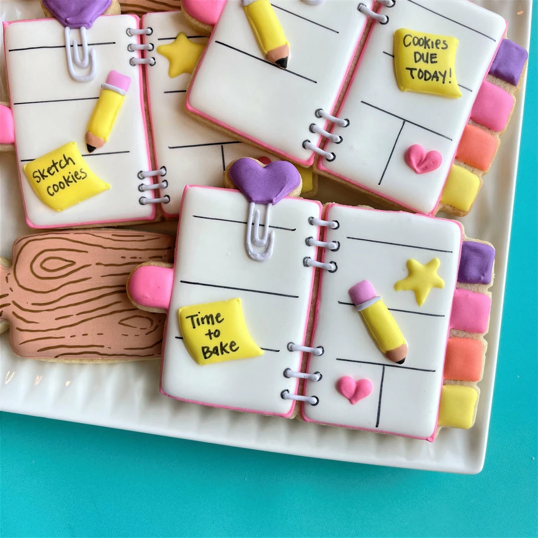 Flour Box Bakery Planner Cookie Cutter 6 Flour Box Bakery Planner Cookie Cutter