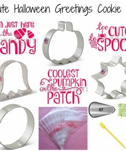 Flour Box Bakery Cute Halloween Cookie Decorating Kit