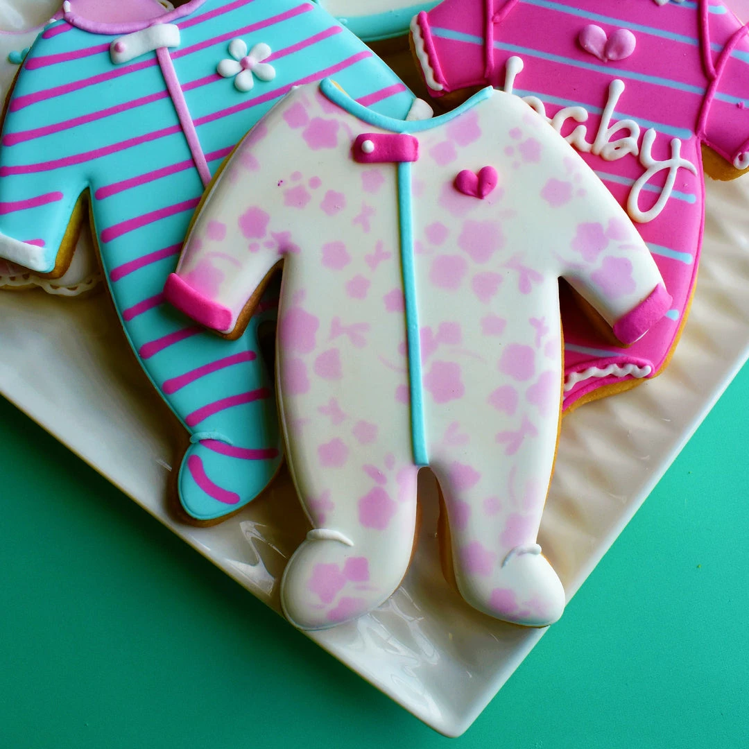 Ann Clark Baby Footie Pajamas Cookie Cutter Cutters 4 Ann Clark Baby Footie Pajamas Cookie Cutter Cutters
