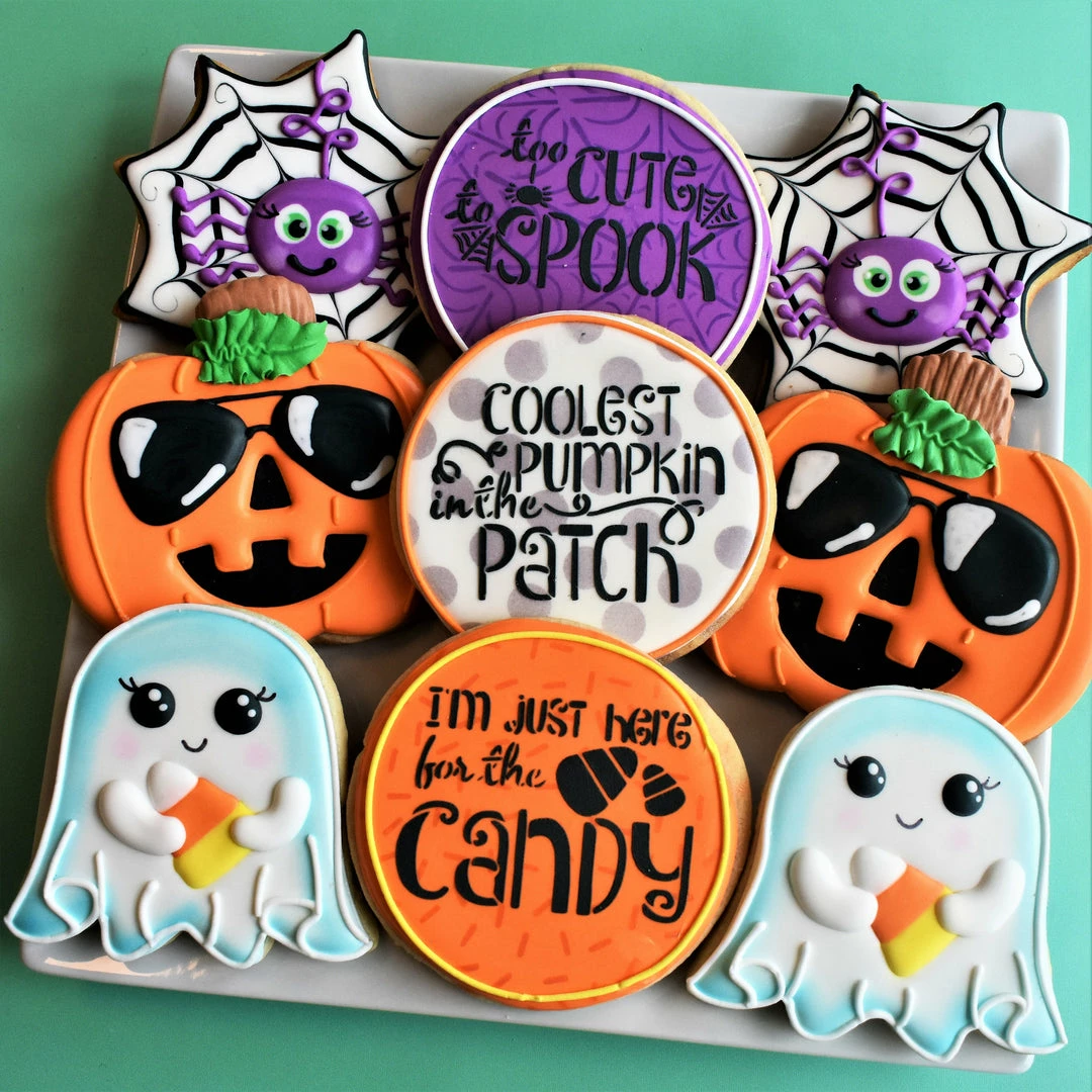 Flour Box Bakery Cute Halloween Cookie Decorating Kit 3 Flour Box Bakery Cute Halloween Cookie Decorating Kit