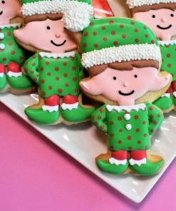 Flour Box Bakery Santa Claus Cookie Decorating Kit Cutters