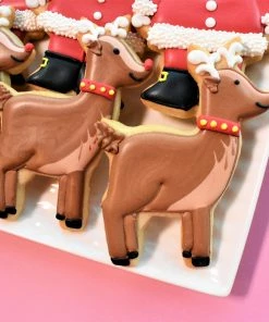 Flour Box Bakery Santa Claus Cookie Decorating Kit Cutters