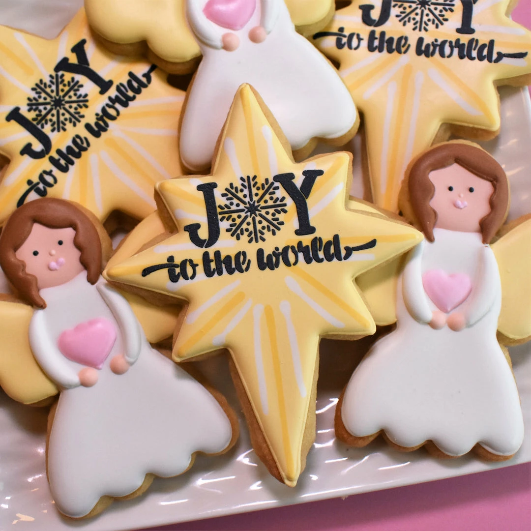 Flour Box Bakery Nativity Cookie Decorating Kit Cutters 5 Flour Box Bakery Nativity Cookie Decorating Kit Cutters