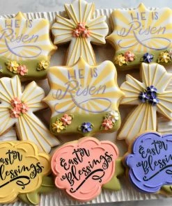 Flour Box Bakery Cutters Easter Blessings Cookie Decorating Kit