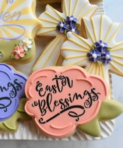 Flour Box Bakery Cutters Easter Blessings Cookie Decorating Kit