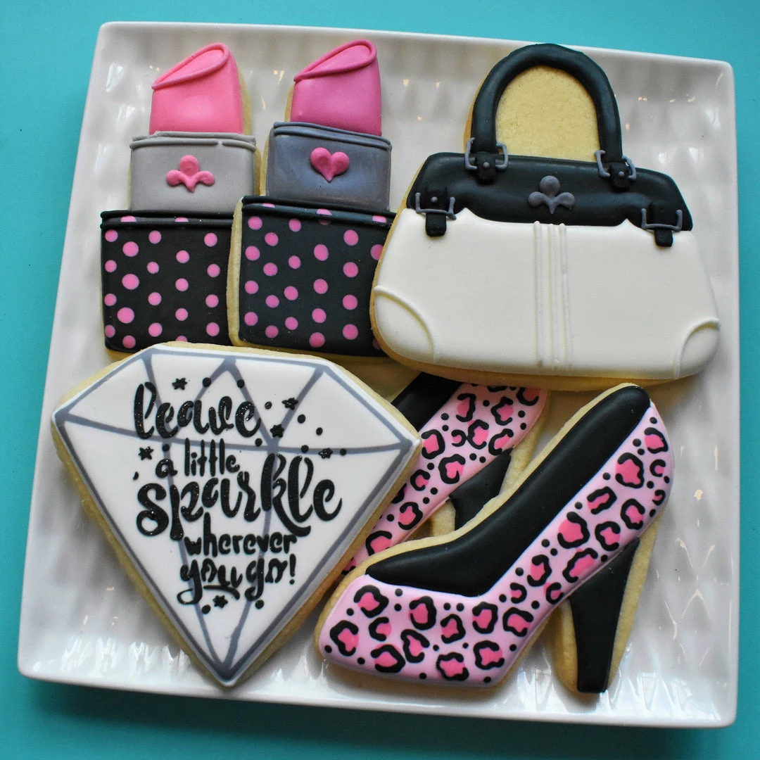 Flour Box Bakery Girls Night Out Cookie Decorating Kit For Online Class Cutters 3 Flour Box Bakery Girls Night Out Cookie Decorating Kit For Online Class Cutters