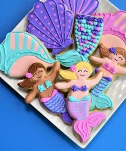 Flour Box Bakery Mermaid Cookie Decorating Kit