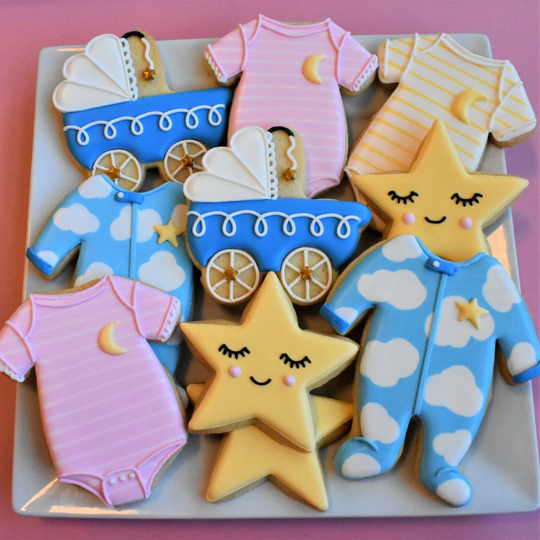 Ann Clark Cutters Twinkle, Twinkle Little Star Baby Shower Cookie Cutter Set 4 Ann Clark Cutters Twinkle, Twinkle Little Star Baby Shower Cookie Cutter Set