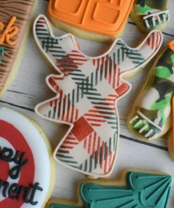 Cookie Countess Buffalo Plaid 2pc Stencil Stencils