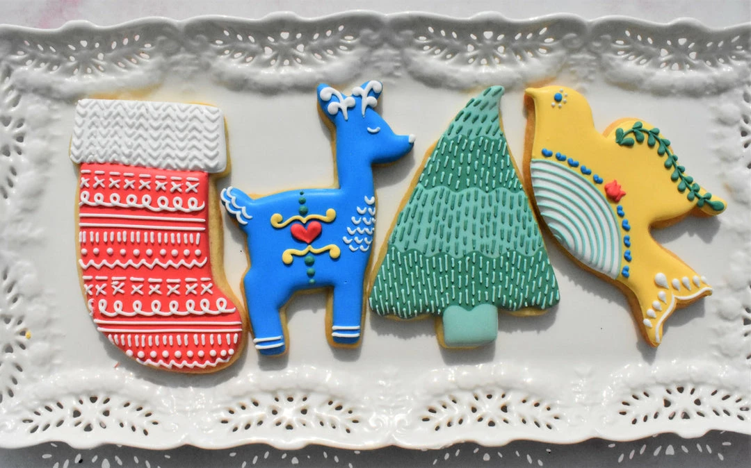 Ann Clark Folk Christmas Cookie Cutter Set Cutters 4 Ann Clark Folk Christmas Cookie Cutter Set Cutters