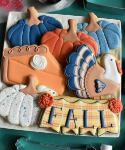 Flour Box Bakery Fall/Thanksgiving Cookie Decorating Kit For Online Class