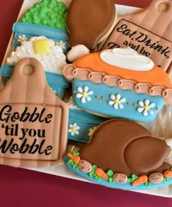 Flour Box Bakery Turkey Dinner Cookie Decorating Kit