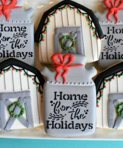 Cookie Countess Stencils Home For The Holidays Stencil