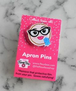 Flour Box Bakery Supplies Smart Cookie Apron Pin