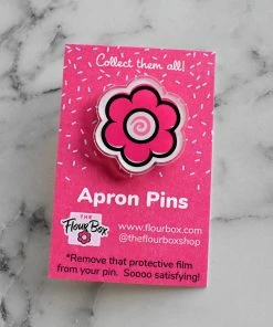 Claire The Flour Box Flower Apron Pin