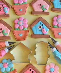 Ann Clark Flower In Pot Cookie Cutter By The Flour Box 12 Ann Clark Flower In Pot Cookie Cutter By The Flour Box