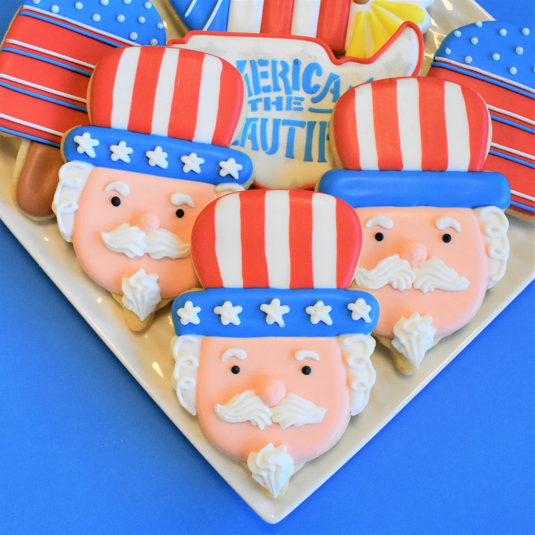 Flour Box Bakery Gnome (Uncle Sam) Cookie Cutter Cutters 4 Flour Box Bakery Gnome (Uncle Sam) Cookie Cutter Cutters